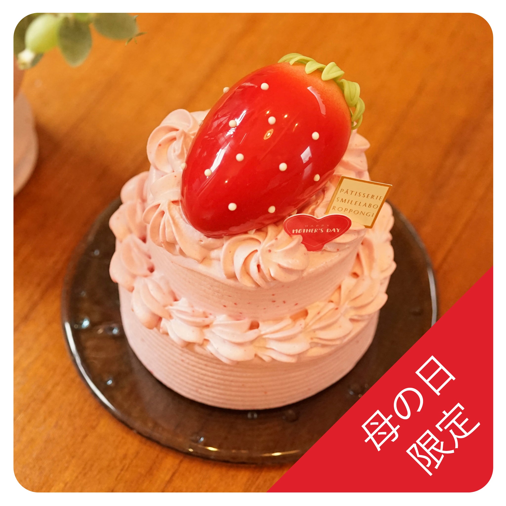 期間限定】母の日 ストロベリークリームショートケーキ – SMILELABO
