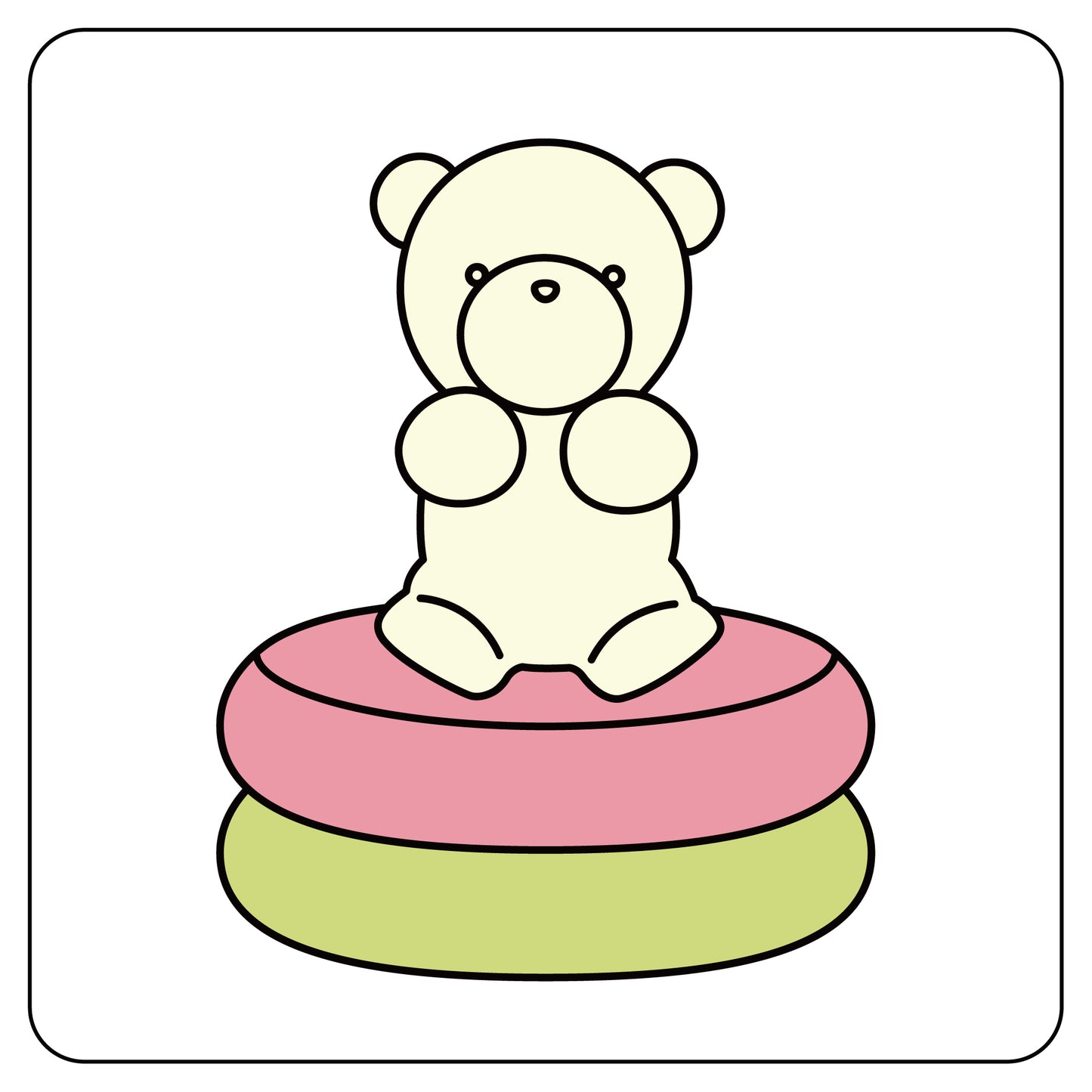 くまさん(スタッキングケーキ)