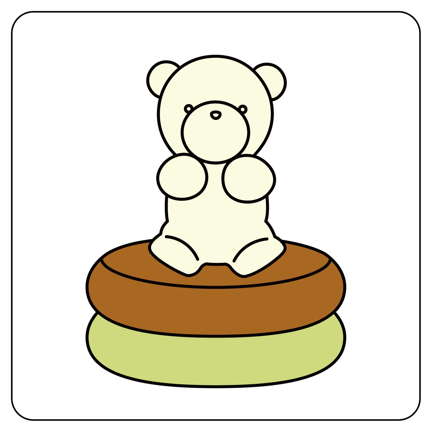 くまさん(スタッキングケーキ)