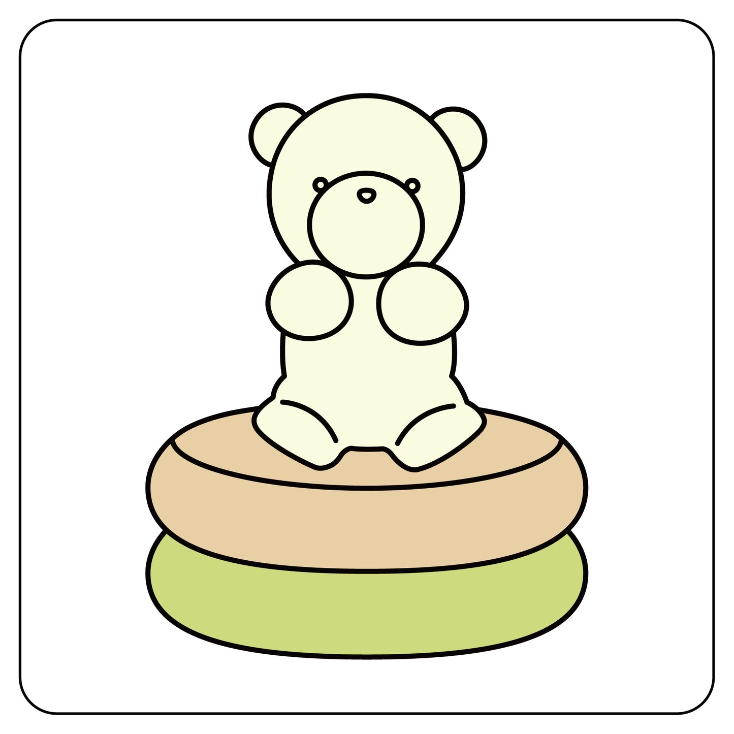 くまさん(スタッキングケーキ)