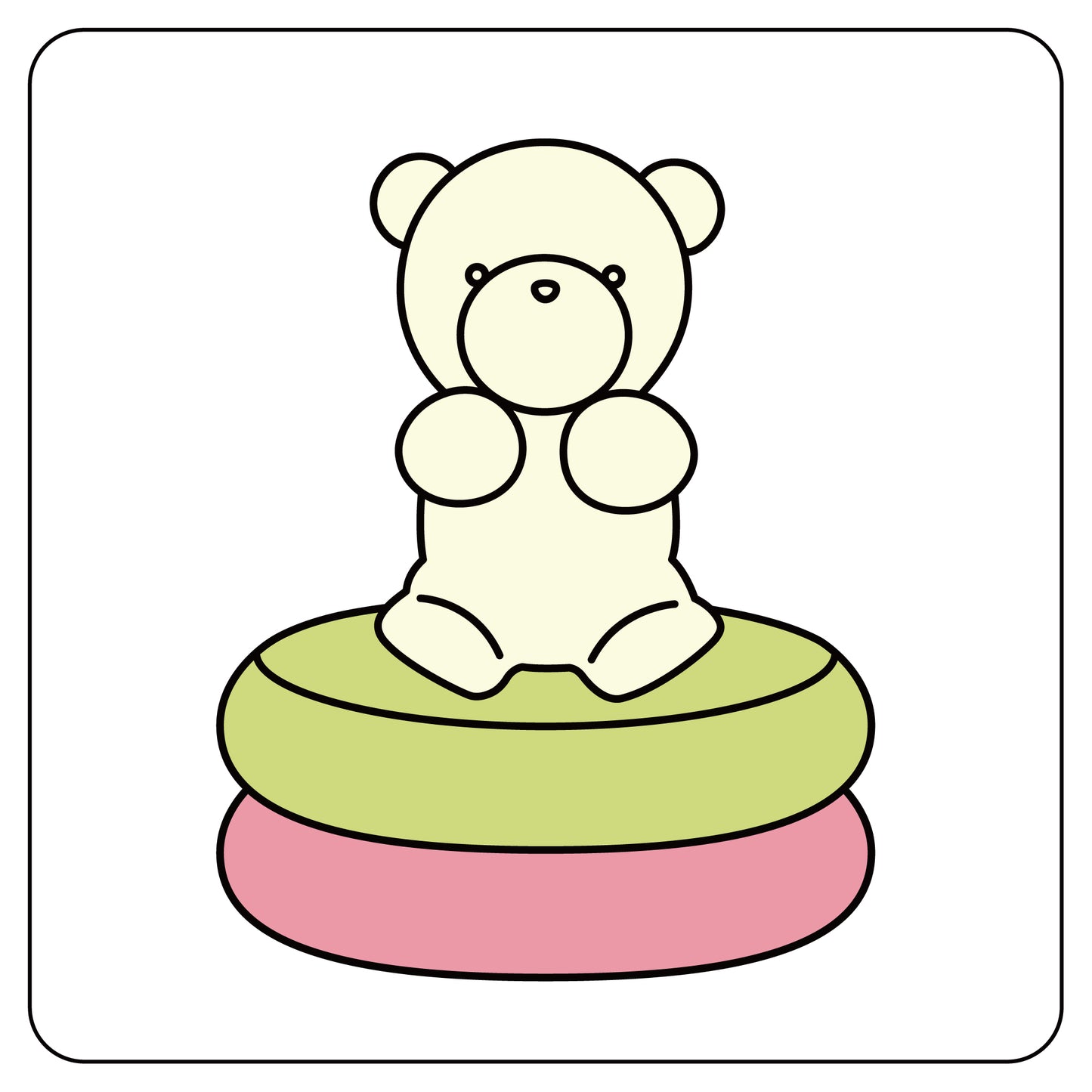 くまさん(スタッキングケーキ)