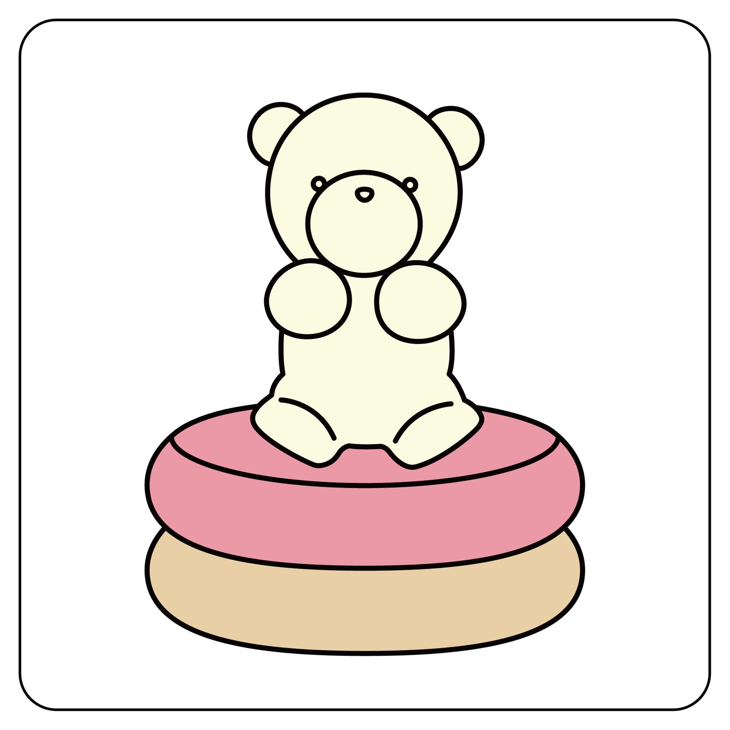 くまさん(スタッキングケーキ)
